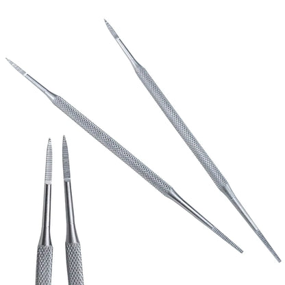 1Pcs Double Ended Pedicure File Satin Edge Ingrown Toe Nail Lifter File Professional Paronychia Toenail Care Manicure Clean Tool