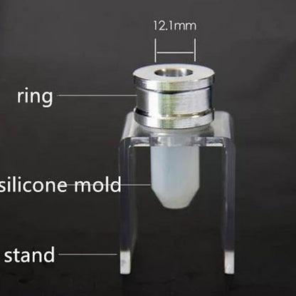 3PCS DIY Lipstick Maker Mold Silicone Filling Tube DIY Homemade Balm Makeup Cosmetic Tool Kit Single Hole Set Empty Lipstick Tube DIY, Clear