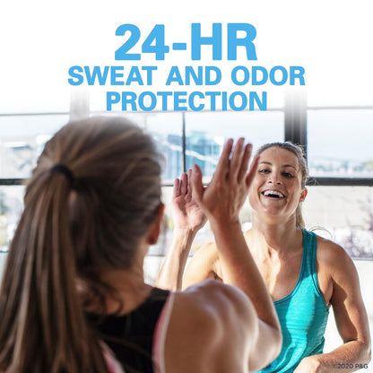 Antiperspirant and Deodorant for Women, 24Hr Sweat & Odor Protection, PH Balanced Protection, Gentle on Skin, Invisible Solid, Clean Lavender Scent, 2.6 Oz (Pack of 2)