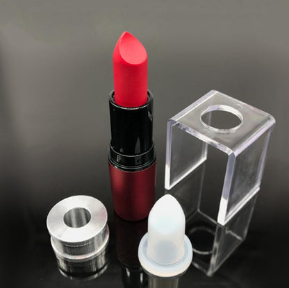 3PCS DIY Lipstick Maker Mold Silicone Filling Tube DIY Homemade Balm Makeup Cosmetic Tool Kit Single Hole Set Empty Lipstick Tube DIY, Clear