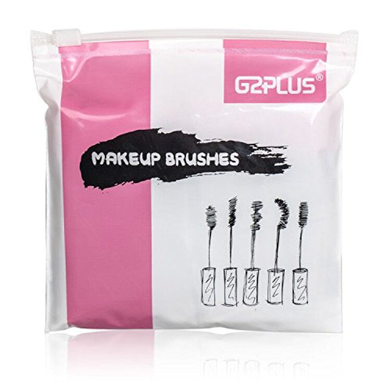 100PCS Disposable Eyelash Brushes, Rose Mascara Wands Applicator Makeup Kits, Eyelash Spoolies Brushes for Eyelash Extensions and Eyebrows
